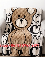 Gucci Teddy Bear Sofa Throw Blankets GGJY (7)